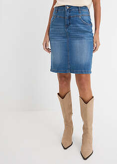 Falda vaquera elástica