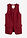 Chaleco de traje de lino puro - Rojo rubí - bonprix
