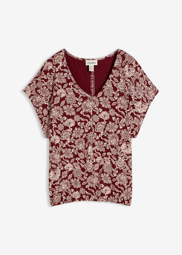 Camiseta de mezcla de viscosa fina
