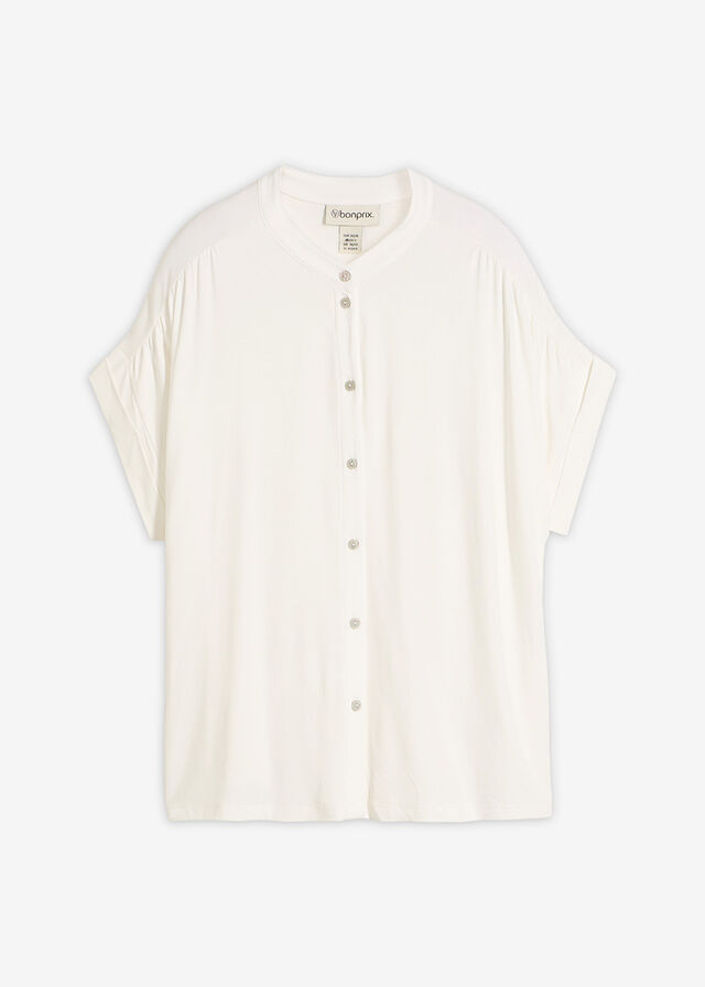 Blusa de suave mezcla de viscosa
