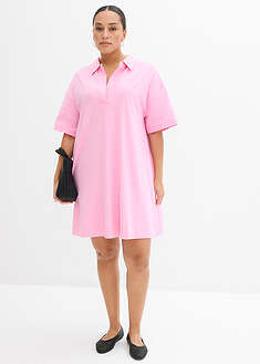 Vestido camisero confeccionado con mezcla de algodón orgánico elástico