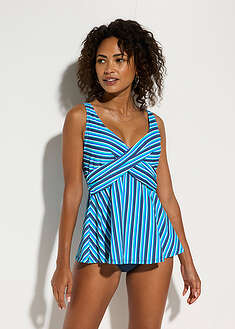 Tankini con aspecto cruzado (2 piezas)