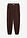 Pantalón de chándal con corte abullonado - Marrón oscuro - bonprix