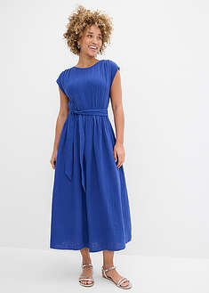 Vestido midi de algodón puro