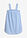 Vestido de playa de algodón puro - Azul-blanco a cuadros - bonprix