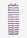 Vestido de punto de mezcla de algodón - violeta ahumado-blanco lana con rayas - bonprix