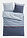 Ropa de cama de linón - azul con rayas - bonprix