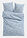 Ropa de cama de linón - Azul-crema - bonprix