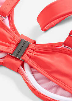 Top de bikini reductor con tirantes anchos