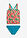 Tankini holgado con solución para la espalda (2 piezas) - Naranja - bonprix