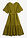 Vestido midi de algodón puro - Verde-natural - bonprix