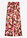 Pantalón Marlene - rojo rubí con flores - bonprix