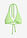 Top de bikini con cuello halter - Verde apio - bonprix