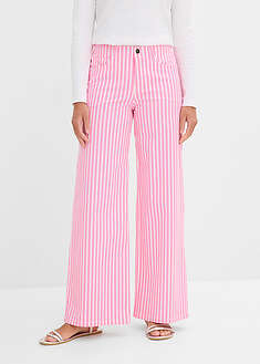 Pantalón de sarga en mezcla de algodón elástico