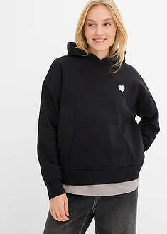 Sudadera oversize de mezcla de algodón suave con capucha