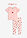 Camiseta, leggings y accesorio de algodón orgánico (3 piezas) - rosa pastel+rosa perla - bonprix