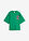 Camiseta holgada de algodón orgánico puro - verde gema-pink lady - bonprix