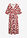 Vestido de punto de suave mezcla de viscosa - rojo desierto-blanco lana - bonprix