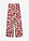 Pantalón Marlene de mezcla de viscosa - rojo desierto-blanco lana - bonprix