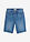 Bermudas vaqueras, mid waist, con cintura cómoda - Azul piedra usado - bonprix