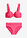 Bikini balconette con tirantes acolchados (2 piezas) - Rosa - bonprix