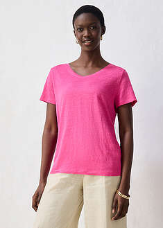 Camiseta de lino puro