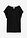 Camiseta con encaje en escalera - Negro - bonprix
