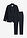 Traje con pantalón (2 piezas) - Negro - bonprix