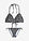 Bikini de triángulo (2 piezas) - Material exterior: 80 % poliamida (reciclada), 20 % elastano, forro: 100 % poliéster - bonprix