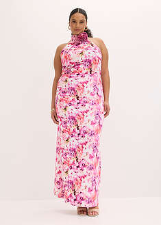 Vestido de noche con adornos florales
