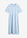 Vestido acampanado de punto de algodón denso - azul claro-blanco lana - bonprix