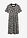 Vestido acampanado de punto de algodón denso - Negro-blanco lana - bonprix