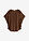 Blusa tipo túnica con aplicaciones - marrón - bonprix