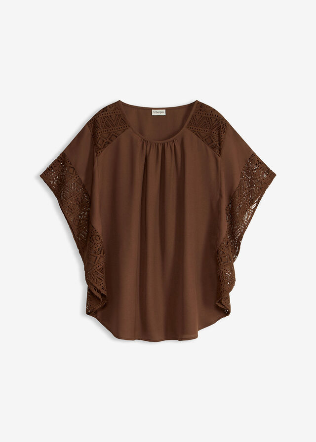 Blusa tipo túnica con aplicaciones