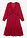 Vestido de gasa con encaje y volantes - Cereza - bonprix
