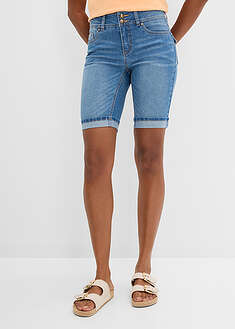 Bermudas vaqueras de talle medio