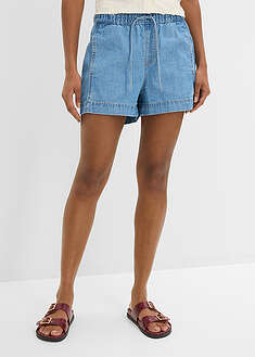 Pantalón corto vaquero con talle medio y cinturilla cómoda