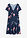 Vestido de punto de mezcla de viscosa - Azul marino-rosa de flores - bonprix