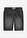 Bermudas vaqueras de talle medio - Denim negro desgastado - bonprix