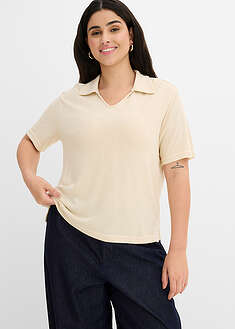 Polo con aspecto de punto
