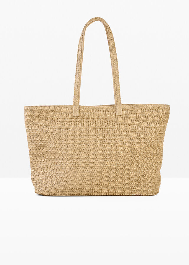 Bolso shopper de paja