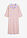 Vestido hasta la rodilla con cuello tipo polo - naranja fluorescente-lila pastel-blanco lana con rayas - bonprix