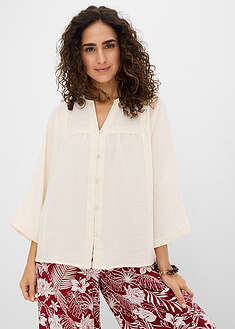 Blusa de mezcla de viscosa