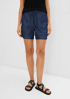 Pantalón corto vaquero con talle medio y cinturilla cómoda