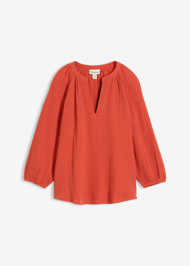 Blusa holgada de muselina