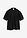 Blusa de manga corta de muselina ligera - Negro - bonprix
