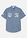 Camisa de manga corta, slim fit - Azul ahumado estampado - bonprix