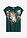 Camiseta de algodón orgánico puro - Verde intenso estampado - bonprix