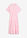 Vestido con diseño cruzado - rosa-blanco lana con rayas - bonprix