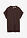 Blusa de muselina suave - Marrón oscuro - bonprix
